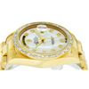 Image 4 : Rolex Mens 18K Yellow Gold 3.0 ctw Baguette Diamond Day Date President Wristwatc