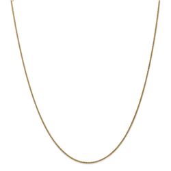 14k Gold 1.25 mm Spiga Chain Necklace - 18 in.