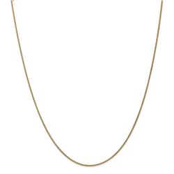 14k Gold 1.25 mm Spiga Chain Necklace - 18 in.