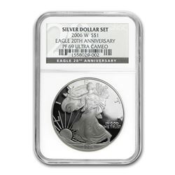 2006-W Proof Silver American Eagle PF-69 NGC (Black Label)
