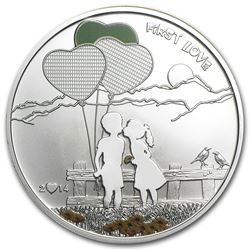 2014 Cook Islands Silver Proof Paint Your Coin First Love
