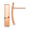 Image 1 : 14k Rose Gold Polished Post Earrings - 5 mm