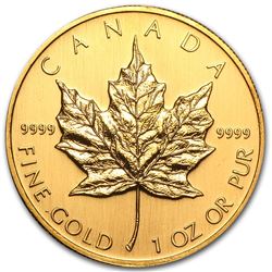 2002 Canada 1 oz Gold Maple Leaf BU