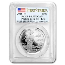 2018-W 1 oz Proof Platinum American Eagle PR-70 PCGS (FS)