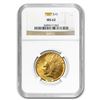 Image 1 : $10 Indian Gold Eagle MS-62 NGC (Random)