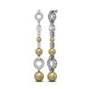 Image 2 : 2.78 ctw Diamond & Pearl Earrings 18K White Gold