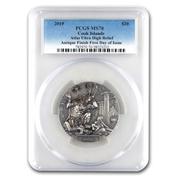 2019 Cook Islands Titan Atlas & the Hesperides MS-70 PCGS (FD)