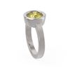 Image 2 : 2 ctw Fancy Yellow Diamond Ring 18K White Gold