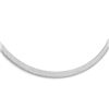 Image 1 : 14K White Gold Stretch Mesh w/1.5in ext. Necklace - 18.5 in.