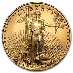 2002 1/2 oz Gold American Eagle BU