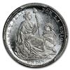 Image 2 : 1905-FG Peru Silver Dinero MS-64 PCGS