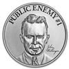 Image 1 : 2 oz Silver High Relief Round - "Public Enemy #1" John Dillinger