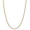 Image 1 : 14k Yellow Gold 2.40 mm Semi-Solid Anchor Chain Necklace - 20 in.