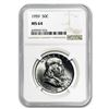 Image 1 : 1959 Franklin Half Dollar MS-64 NGC