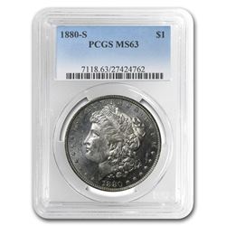 1880-S Morgan Dollar MS-63 PCGS