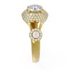 Image 2 : 2.18 ctw Diamond Ring 18K Yellow Gold