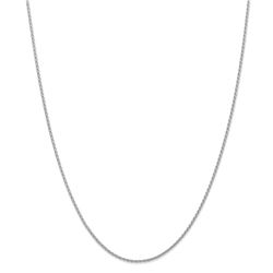 14k White Gold 1.5 mm ParisianWheat Chain Necklace - 18 in.
