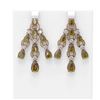 Image 1 : 17.84 ctw Canary Citrine & Diamond Earrings 18K Rose Gold