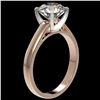 Image 3 : 2.55 ctw Certified Quality Diamond Engagment Ring 10k Rose Gold