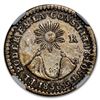 Image 2 : 1836 GJ Ecuador Silver 1 Real VF-Details NGC (Cleaned)