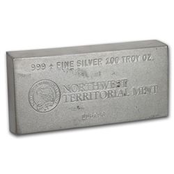 100 oz Silver Bar - Northwest Territorial Mint