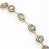 Image 3 : 6.5 ctw Mix Cut Diamonds Designer Bracelet 18K Yellow Gold
