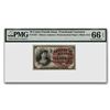 Image 1 : 4th Issue Fractional Currency 10 Cents CU-66 EPQ PMG (FR#1257)