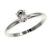 Image 2 : 0.50 ctw Certified VS/SI Quality Oval Diamond Engagment Ring 10k White Gold