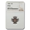 Image 1 : 1868 Three Cent Silver PF-66 NGC