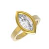 Image 3 : 2 ctw Marquise Diamond Ring 18K Yellow Gold