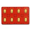 Image 1 : 8x 1 gram Gold Bar PAMP Suisse Lunar Rat Multigram+8 (In Assay)