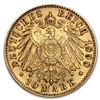 Image 2 : 1874-1888 Germany Gold 10 Marks Wuerttemberg Karl Avg Circ