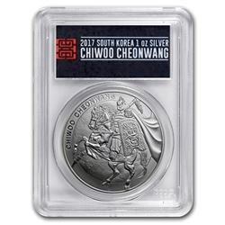 2017 South Korea 1 oz Silver Chiwoo Cheonwang MS-70 PCGS