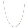 Image 1 : 14k .8 mm Light-Baby Rope Chain Necklace - 16 in.
