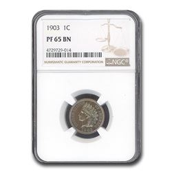 1903 Indian Head Cent PF-65 NGC (Brown)