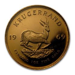 1969 South Africa 1 oz Proof Gold Krugerrand