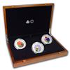 Image 1 : 2018 Canada 3-Coin Silver $50 Venetian Glass Murano's Best