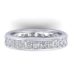 1.33 ctw VS/SI Diamond Eternity Band Men's SIZE 10 14k White Gold