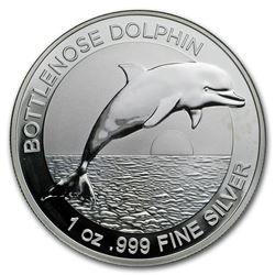 Australia 1 oz Silver $1 Dolphin (Abrasions)