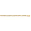 Image 2 : 14k Yellow Gold 2.85 mm Semi-Solid Curb Link Chain - 24 in.
