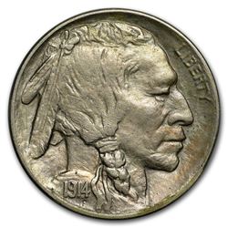 1914-D Buffalo Nickel AU