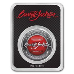 1 oz Silver Round Barrett-Jackson® Emblem in TEP