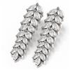 Image 3 : 7.12 ctw Diamond Earrings 18K White Gold