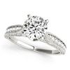 1.5 ctw Certified VS/SI Diamond Antique Ring 14k White Gold