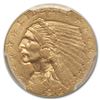 Image 2 : 1912 $2.50 Indian Gold Quarter Eagle MS-62 PCGS