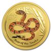 Image 1 : 2013 Australia 1 oz Gold Lunar Snake BU (Series II, Orange Color)
