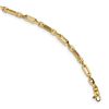 Image 1 : 14k Yellow Gold Gold Polished Chain Link Bracelet - 7.5 in.