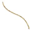 Image 2 : 14k Yellow Gold Gold Polished Chain Link Bracelet - 7.5 in.