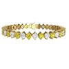 Image 3 : 20 ctw SI/I Fancy Yellow Diamond Bracelet 18K Yellow Gold