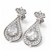 Image 3 : 2 ctw Diamond Earrings 18K White Gold